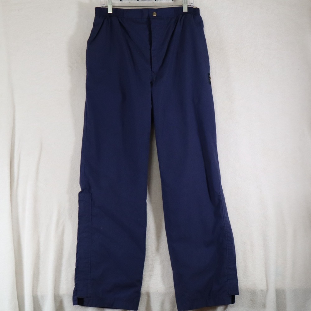 Sunice Gore-Tex Men's Size 34 Navy Golf Rain Pants Waterproof Elastic Waist